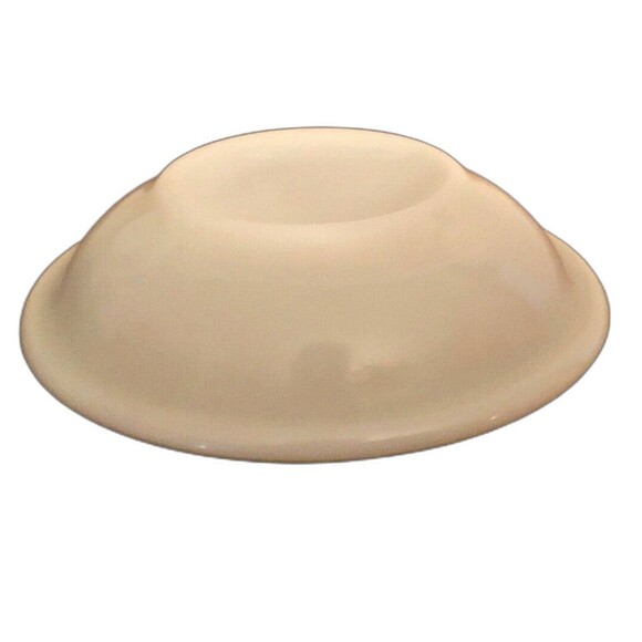 Vintage Pyrex Fleur de Lis Berry Bowl Ebony & Gold Gothic Tableware - Picture 3 of 6